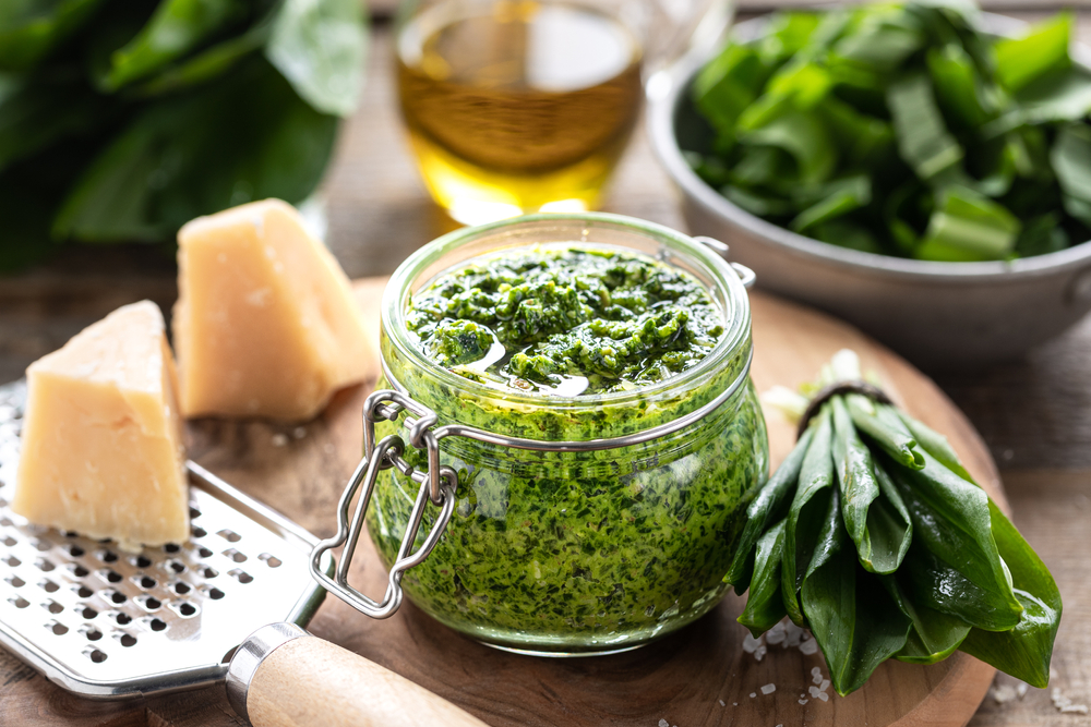 pesto z medvedieho cesnaku