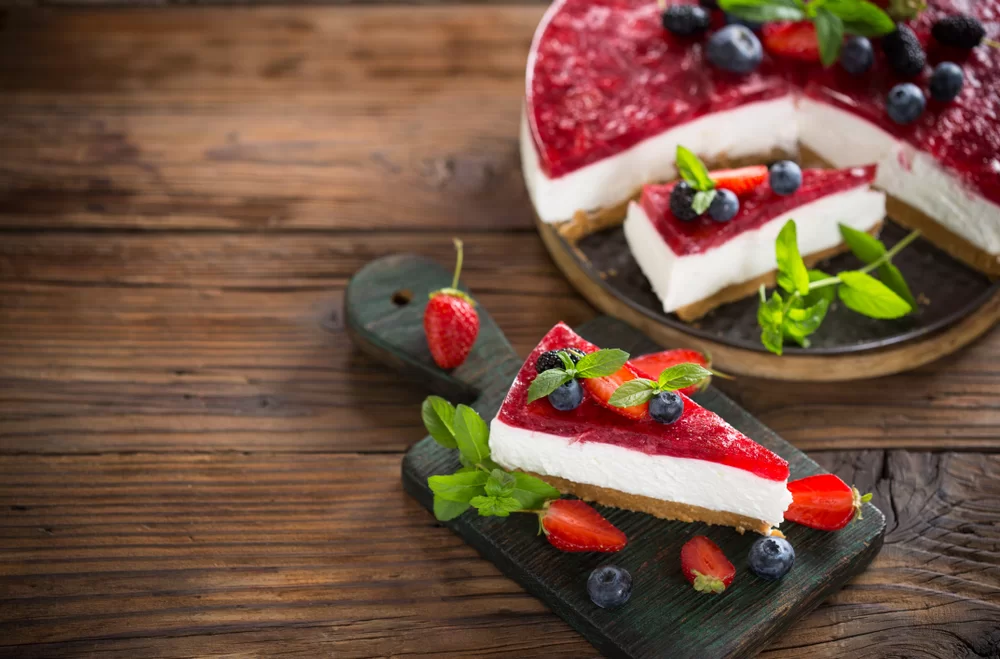 nepečený mascarpone cheesecake s ovocím