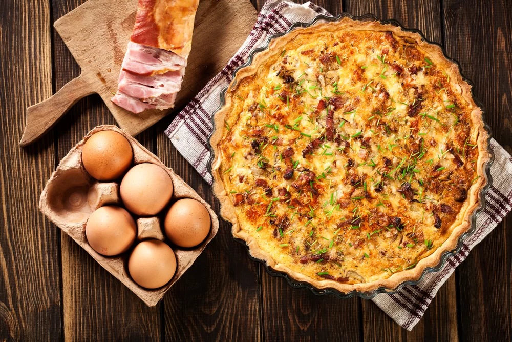 lotrinský koláč quiche lorraine