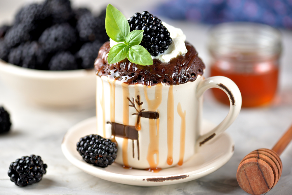 čokoládový mug cake