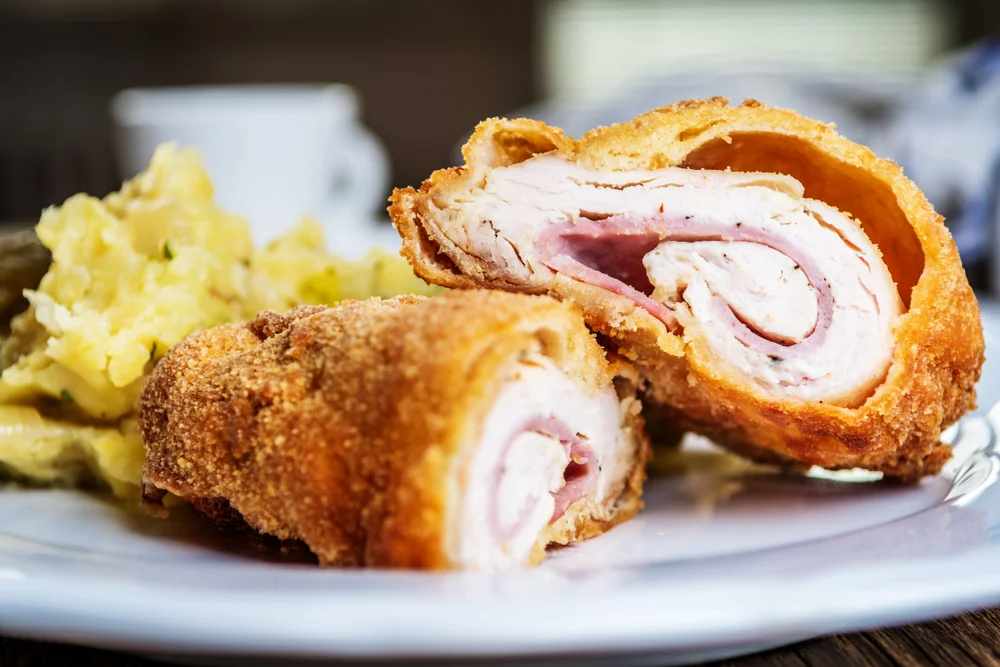 Cordon bleu – recept na plnený kurací rezeň