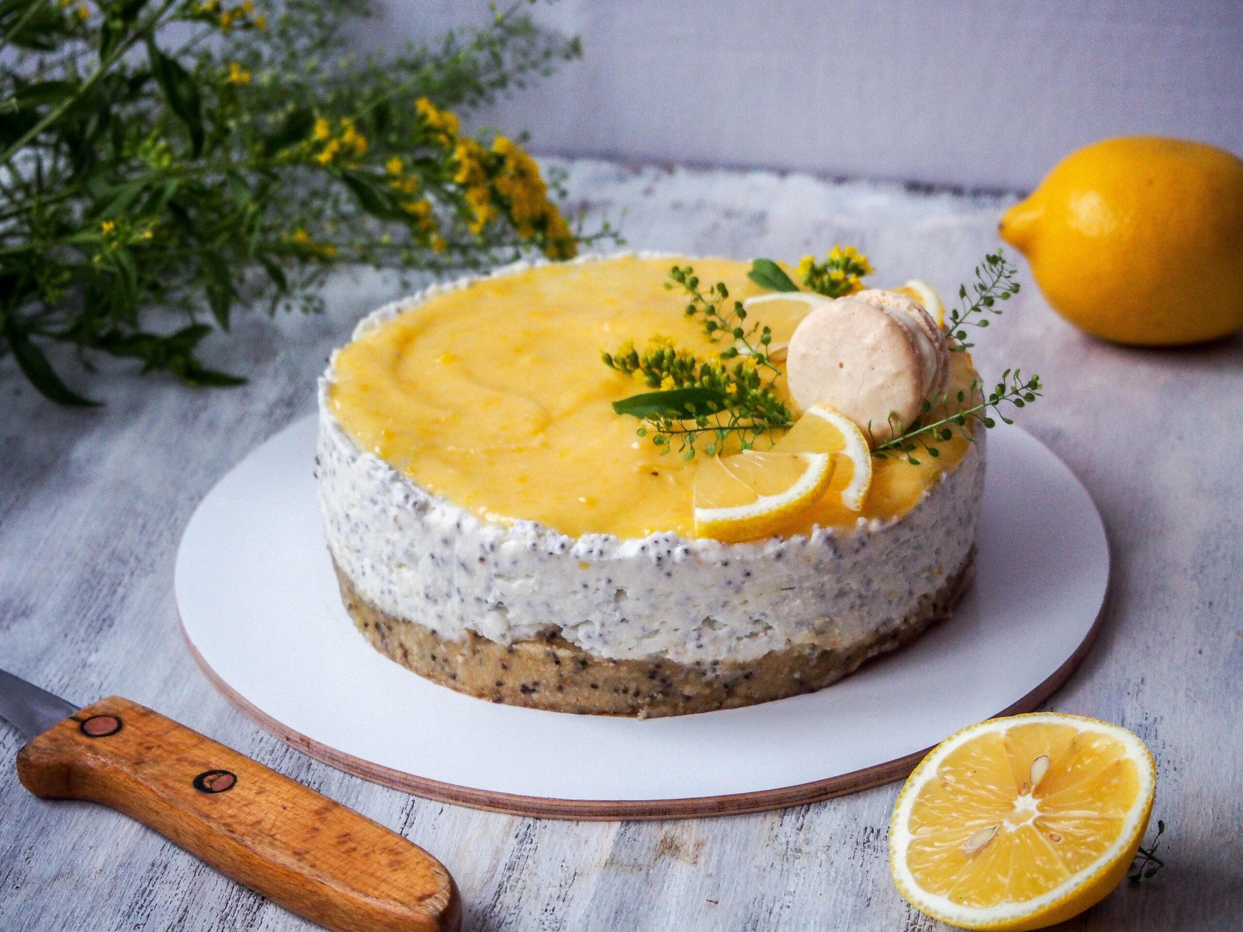 Citrónový chia cheesecake – chutný a zdravý dezert v jednom