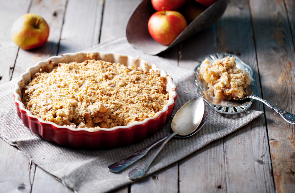 Crumble – recept na sladkú pochúťku z ľubovoľného ovocia